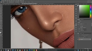 تکنیک فتوشاپ: ایجاد بافت پوست بعد از روتوش