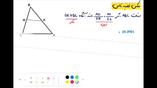 عکس قضیه تالس