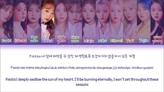 لیریک آهنگ Fiesta از IZ*ONE