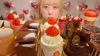 ASMR ヴィタメールのケーキ Luxury  Cake【日本語字幕】【咀嚼音/ Mukbang/ Eating Sounds】