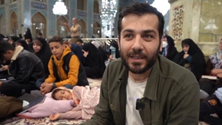 جشن میلاد حضرت مهدی عجل الله تعالی فرجه الشریف در حرم مطهر رضوی - 1401