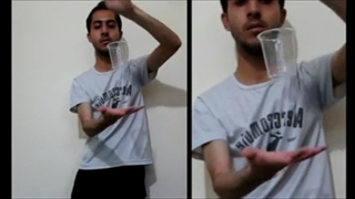 معلق کردن لیوان روی هوا کریس انجل ایرانی