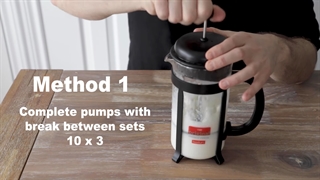 طرز تهیه کف شیر با فرنچ پرس