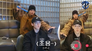 پشت صحنه چالش تیک تاک ولنتاین اکسو با زیرنویس فارسی چسبیده