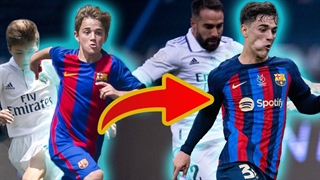 گلزنی گاوی به رئال مادرید در کودکی!