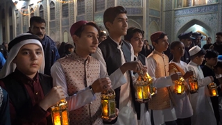 آیین سنتی (هل هلاک یا رمضان) در حرم مطهر رضوی