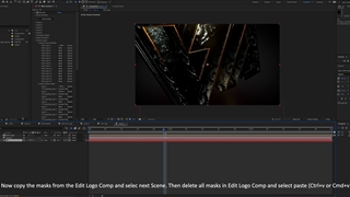 آموزش پروژه افترافکت لوگوموشن دارک و حماسی + دانلود