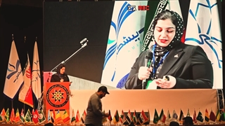 ارائه طرح گچ های پلی استر خانم عاملی رویداد ملی تاثریا