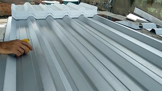 آموزش نصب ساندویچ پانل سقفی آریا بارون توس