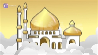 ویدیو فوتیج پس زمینه مسجد در ماه رمضان کریم