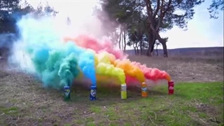 دود های رنگی