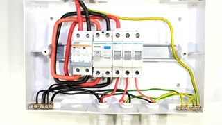 نحوه سیم کشی تخته توزیع ریلی DIN تک فاز