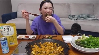 Grilling Spicy Kimchi with Pork Belly Fat ☆ Fried Rice to FinishㅣPork Belly Fat