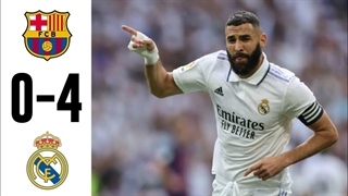 خلاصه بازی بارسلونا 0-4 رئال مادرید (16 فروردین 1402)