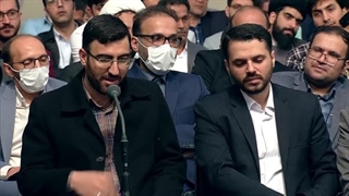 شعرخوانی آقای حسن زرنقی در دیدار رمضانی با رهبر معظم انقلاب ۱۴۰۲/۰۱/۱۶