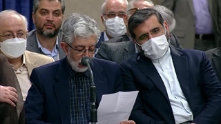 شعرخوانی آقای غلامعلی حدادعادل در دیدار رمضانی با رهبر معظم انقلاب ۱۴۰۲/۰۱/۱۶ عمل زیبایی