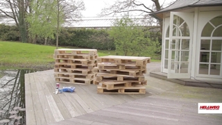 ویدیو ساخت مبل و میز با پالت چوبی