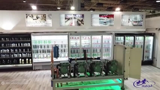 تولید جدیدترین یخچال های پرده هوا فروشگاهی انجماد