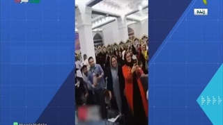مولوی عبدالحمید دیداربا معترضان درمان جای جوش