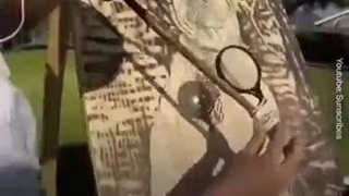 نقاشی با نور خورشید