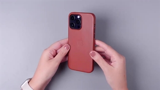 بررسی قاب چرمی اپل