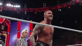 مسابقه WWE - شیمس و رندی اورتون در RAW 2014 - آگوست 11