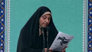 دیدار دانشجویان با رهبر انقلاب دیدگاه خانم زهرا وفاداران بسیج دانشجویی ۱۴۰۲/۰۱/۲۹