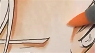 نقاشی زیبایی از زن مرموز انیمه کاراگاه کونان (ورموث)