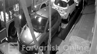 سرقت از کامیون آتشنشانی در محل حادثه