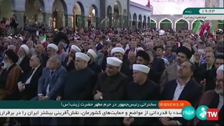 اولین سخنرانی در حرم حضرت زینب (س)