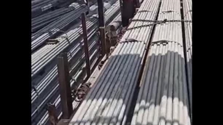 بارگیری میلگرد آیین صنعت