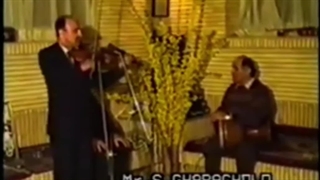 بزم هنرمندان ویولن مهندس قراچورلو ضرب محمود رسولی