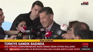 ATA İttifakı Cumhurbaşkanı adayı Sinan Oğan oyunu kullandı!