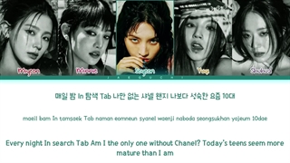 لیریک آهنگ Allergy از گروه G_IDLE