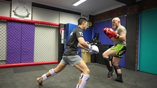 [MMA] مبارزه تمرینی به سبک مبارزه آزاد خیابانی با "آیسی مایک"