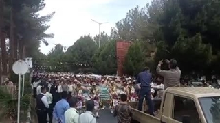 فیلم/ تشییع پیکر ۵ شهید مرزبانی حادثه تروریستی سراوان