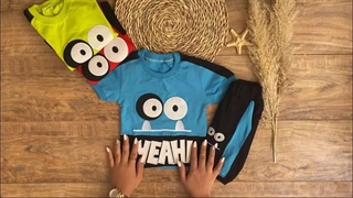 خرید تیشرت شلوارک پسرانه مدل هیولا