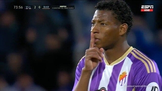 گل سوم رئال وایادولید به بارسلونا (توسط گونزالو پلاتا) - 2 خرداد 1402