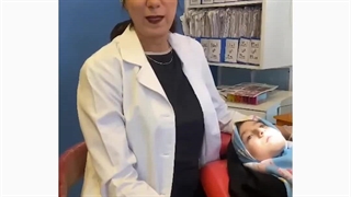 درمان دندان های فک بالا پشت دندان های پایین با ارتودنسی متحرک