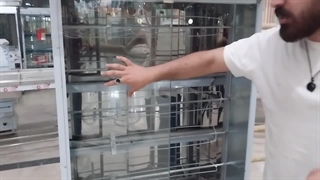 فیلم دستگاه جوجه گردان ۶ سیخ مرغ بریان صنعتی"بازارطلایی"۰۹۹۲۵۰۴۰۶۶۳