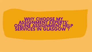 Online assignment help services in Glasgow