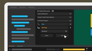 بررسی AE Global Renamer اسکریپت افترافکت + دانلود