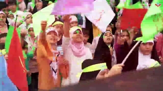 نماهنگ دختر ایرانم اجرا شده در گلزار شهدای شهرک شهید محلاتی - جشن مهر خواهر برادری