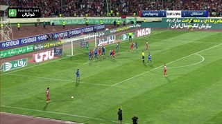 گل دوم پرسپولیس به استقلال  توسط عالیشاه در دقیقه 115 به ثمر رسید