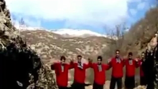 کمانچه همایون پشتدار و رقص لری در آبشار بیشه دورود