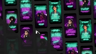 پروژه آماده افترافکت موشن استوری سه بعدیِ ترند