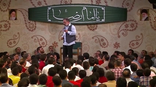 مدح توشهاش را گرفت از جبریل به مناسبت میلاد امام رضا (ع) محمود کریمی
