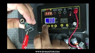 آموزش استفاده از دستگاه تست محرک های موتورسیکلت