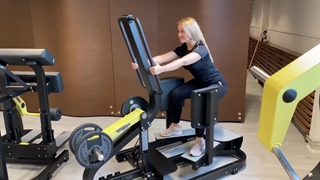 خیاطه خارج پا وزنه آزاد