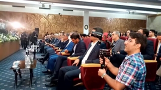 سخنرانی دکتر علایی طباطبایی مدیرعامل شرکت سهامی نمایشگاههای بین المللی در آیین افتتاحیه پانزدهمین نمایشگاه بین المللی صنعت مالی